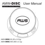 AMW-DISC User Manual - American Weigh Scales