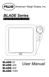 Blade-550 (550x0.1g) - User Manual