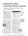 Getting the Most From Your Phone System