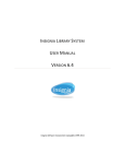 INSIGNIA LIBRARY SYSTEM USER MANUAL VERSION 6.4
