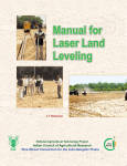 Manual for Laser Land Leveling Manual for Laser Land Leveling