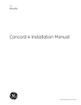 Concord 4 Installation Manual