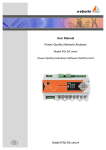 User Manual Power Quality Network Analyser Model PQI