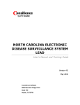 NC LEAD User Manual - Environmental Health Section