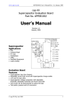 User`s Manual - Cap-XX