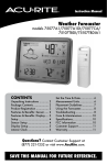 75077 Product Manual - Weather Stations at WeatherShack.com