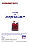 Catalog *** Dnepr 650ccm - Ural