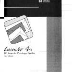 LaserJet 4Si - HP LaserJet Envelope Feeder - User`s