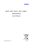 B6TW / B6TY-S04LT / B6TY-S08NF B6TWorkbench User`s Manual