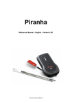 Piranha Reference Manual - English