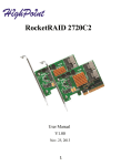 RocketRAID 2720C2 User Manual_v1.00