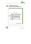 OPERATING INSTRUCTION OIL-FREE VACUUM PUMP MODEL TD