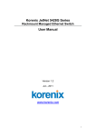 Korenix JetNet 5428G Series User Manual