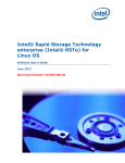 Intel® Rapid Storage Technology enterprise (Intel® RSTe) for Linux