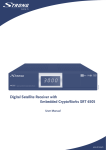 Digital Satellite Receiver with Embedded CryptoWorks SRT 6505