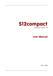 S12compact V1.10 User Manual