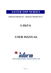 dsp 3-10kva mono user manual