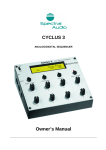 Cyclus 3 Manual for current firmware