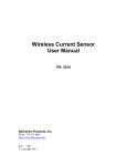 Wireless Current Sensor User Manual - Bkp