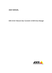 AXIS A1001 Network Door Controller & AXIS Entry