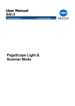 User Manual hjGDH PageScope Light & Scanner Mode