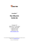 AssayMax Rat Albumin ELISA Kit
