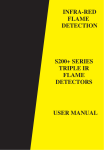 s200+ series infra-red flame detection flame detectors user manual