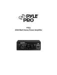 Pyle Amplifiers User Manual