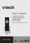 User`s manual - VTech Communications