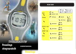 Freelap Stopwatch User Guide 2010