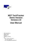NDT TechTracker Demo Version Version 2.0 User Manual