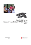 User Guide for the Polycom® SoundStation® IP 7000