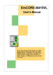 EmCORE-i6415VL User`s Manual