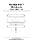 Mortise Pal Manual - Popular Woodworking Magazine