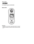 Extech 45160 Data Sheet