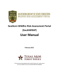 SouthWRAP User Manual - Southern Wildfire Risk Assessment