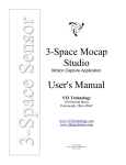 3-Space Mocap Studio User`s Manual