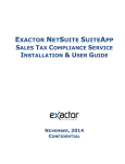 NetSuite User Manual