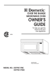 over the range microwave oven owner`s guide