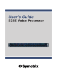 User`s Guide - Studio Manuals