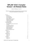 MPLAB® XC8 C Compiler Version 1.20 Release Notes - Digi-Key