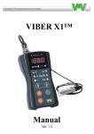 VIBER X1™ Manual - VMI International AB