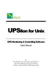 UPSilon for Unix - User`s Manual