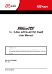 3U 2-Slot ATCA AC/DC Shelf User Manual