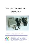 LD-IS LIFT LOAD DETECTOR USER MANUAL