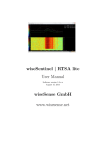 wiseSentinel l RTSA lite User Manual wiseSense GmbH www