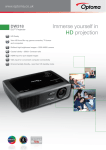 Optoma DW318 Projector