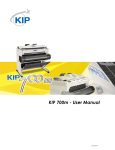 KIP 700m - User Manual - KIP