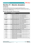 Section 11 - Electric Actuators - Mold