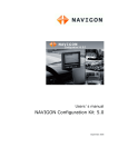 Users´s manual NAVIGON Configuration Kit 5.0
